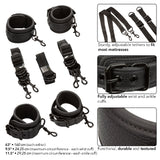 Nocturnal Collection Bed Restraints - Black CalExotics