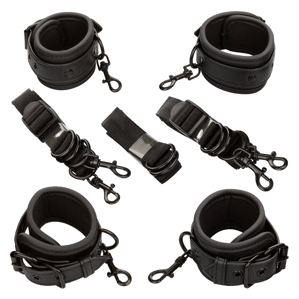 Nocturnal Collection Bed Restraints - Black CalExotics