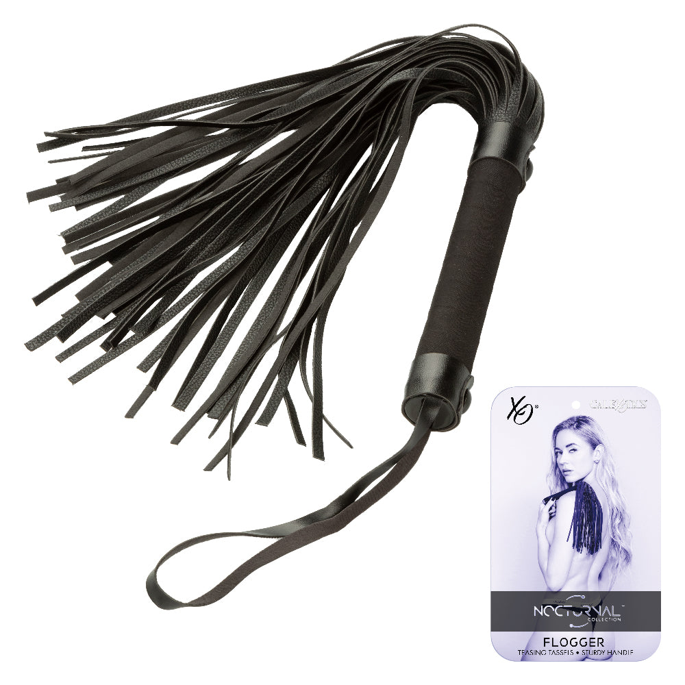 Nocturnal Collection Flogger - Black CalExotics