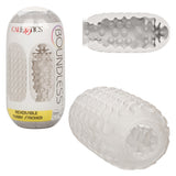 Boundless Reversible Nubby Stroker - Clear CalExotics