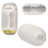 Boundless Reversible Ribbed Stroker - Clear CalExotics