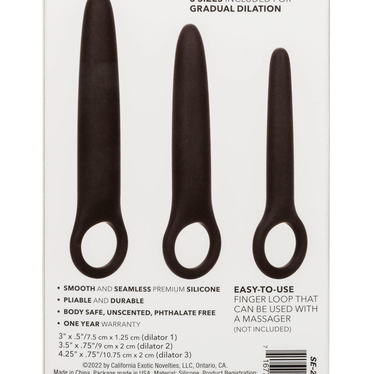 Boundless Dilator Trio - Black CalExotics