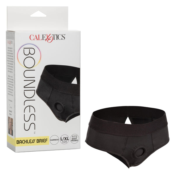 Boundless Backless Brief - L/xl - Black CalExotics