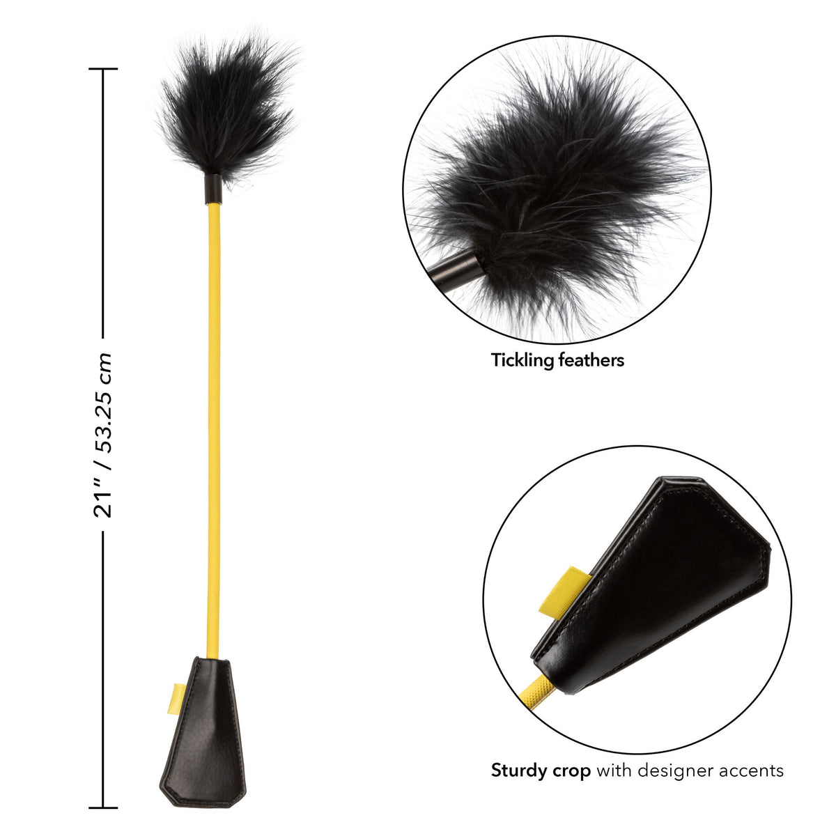 Boundless Feather Crop - Black CalExotics