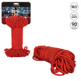 Scandal BDSM Rope 98.5ft/ 30m - Red CalExotics