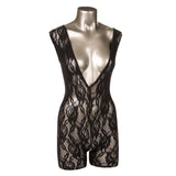 Scandal Lace Body Suit - One Size - Black CalExotics