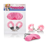 Pleasure Cuffs With Satin Mask CalExotics