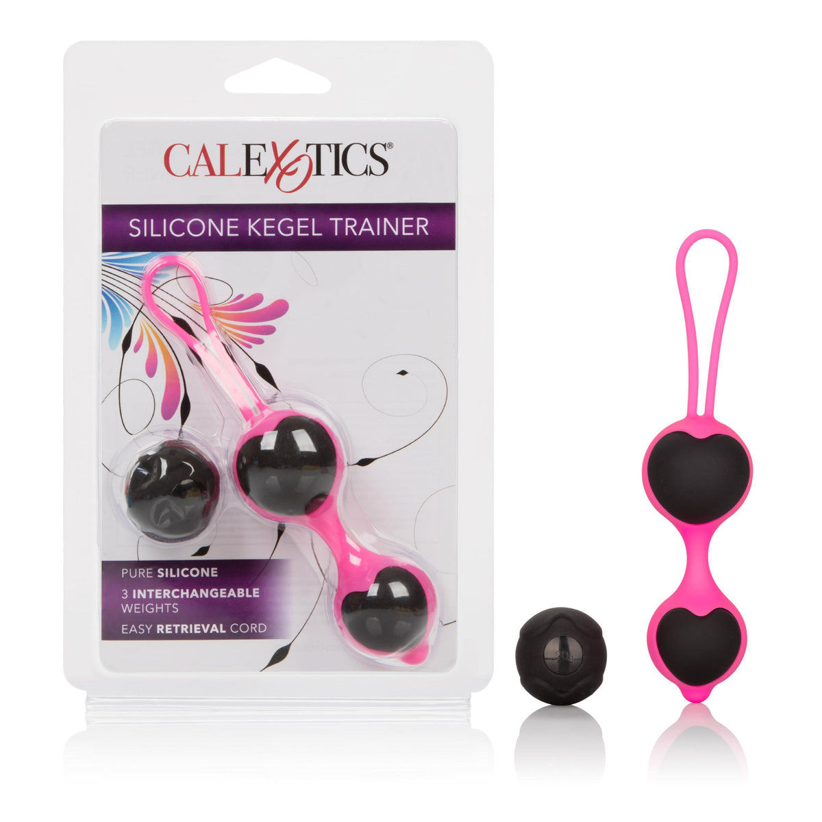 Silicone Kegel Trainer - Black CalExotics