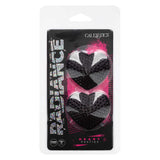 Radiance Heart Pasties - Black CalExotics