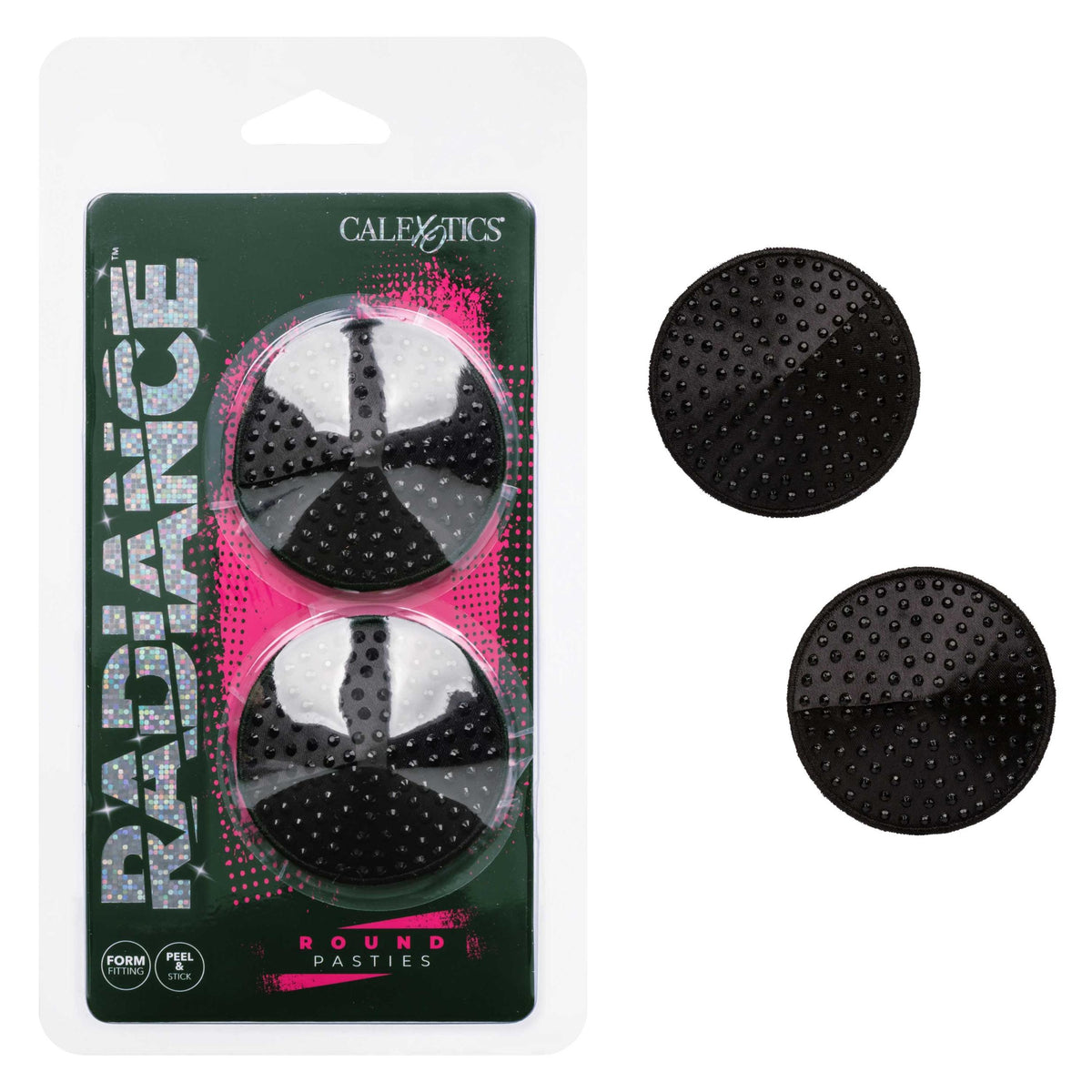 Radiance Round Pasties - Black CalExotics