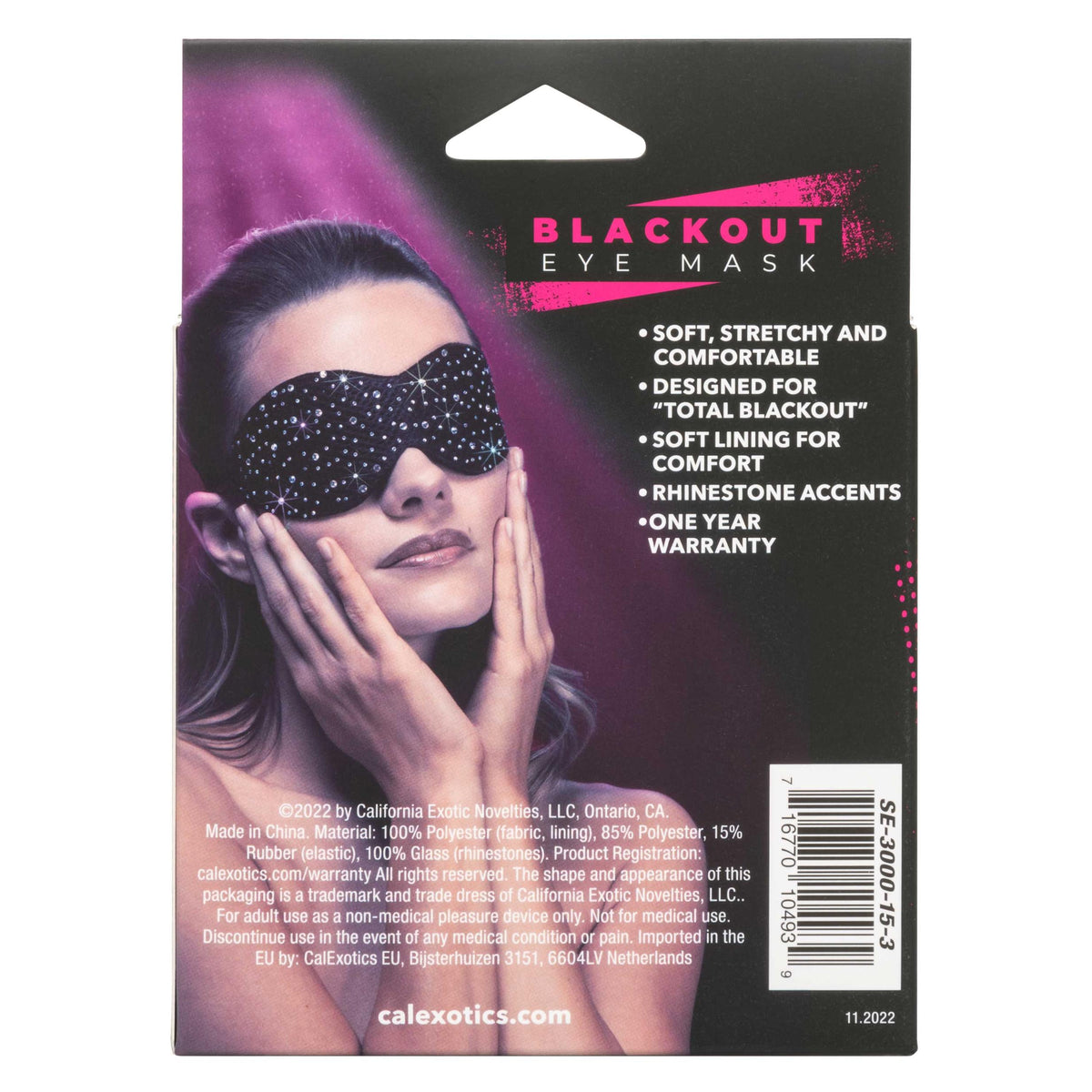 Radiance Blackout Eye Mask - Black CalExotics