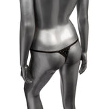 Radiance Crotchless Thong - One Size - Black CalExotics