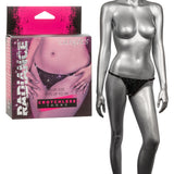 Radiance Plus Size Crotchless Thong - Black CalExotics