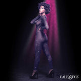 Radiance Crotchless Full Body Suit - One Size -  Black CalExotics