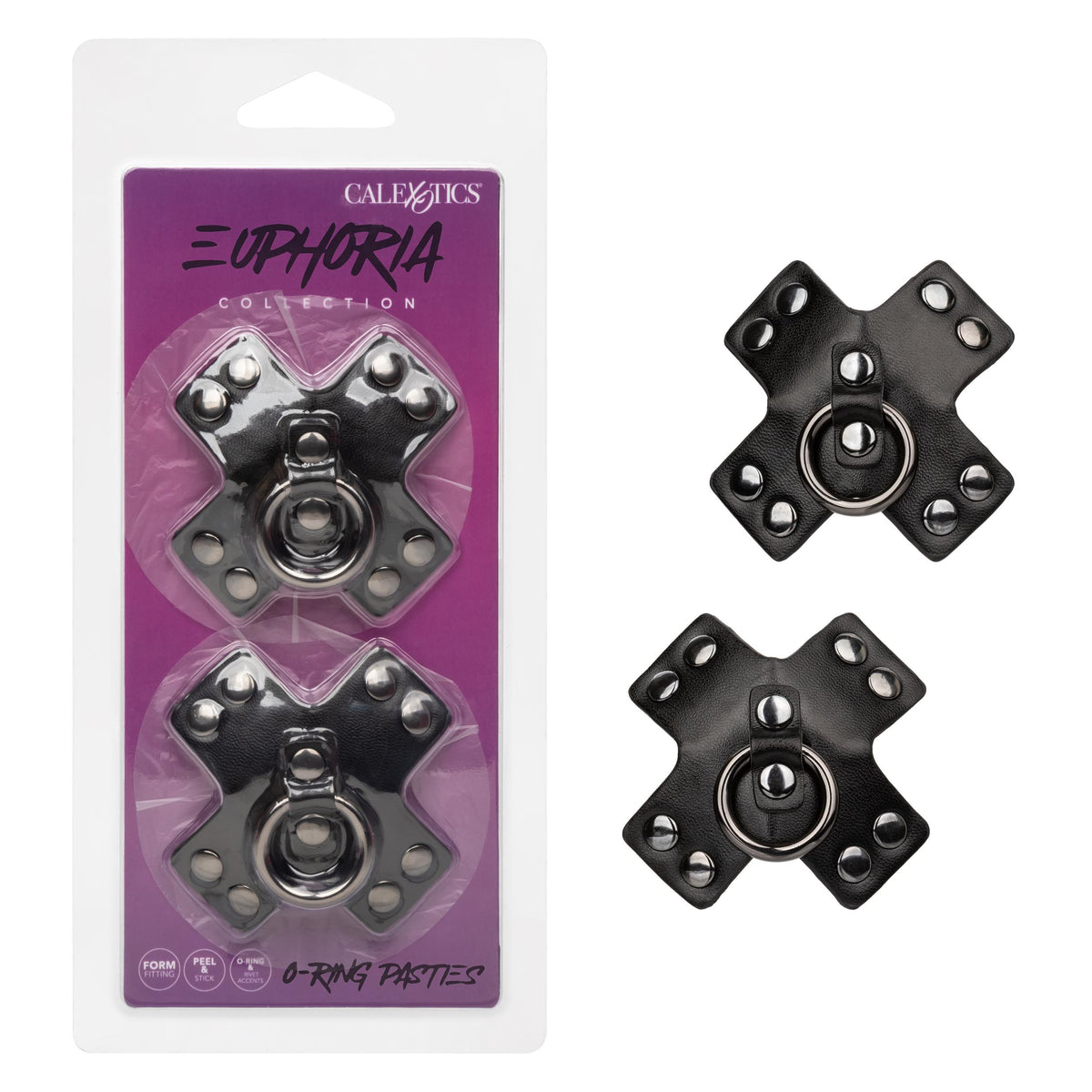 Euphoria Collection O-Ring Pasties - Black CalExotics