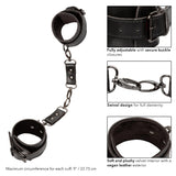 Euphoria Collection Hand Cuffs - Black CalExotics