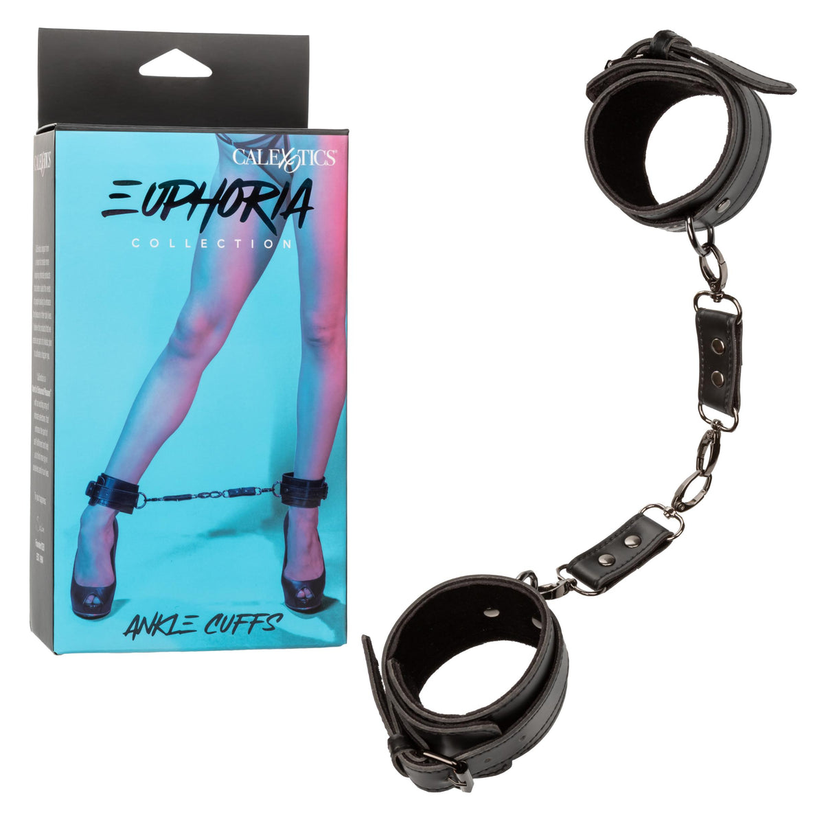 Euphoria Collection Ankle Cuffs - Black CalExotics