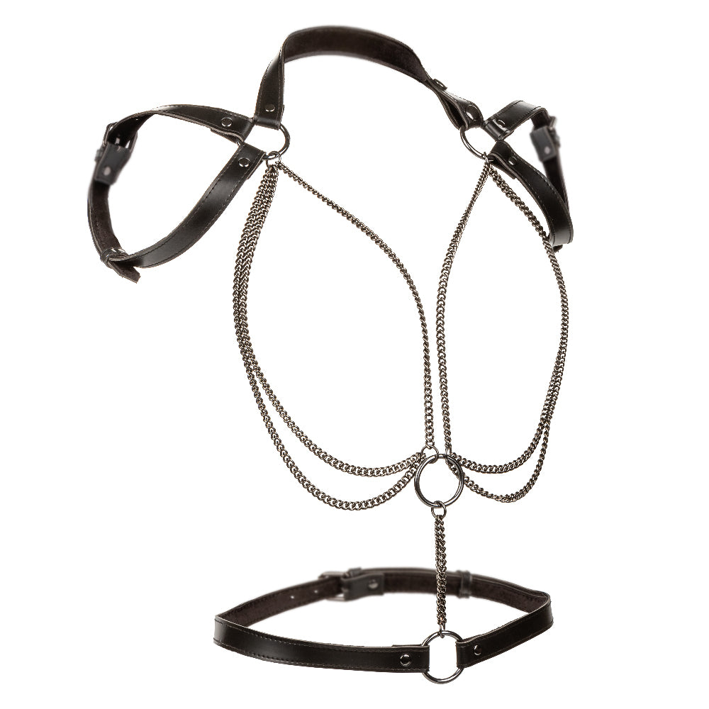 Euphoria Collection Multi Chain Halter - Black CalExotics