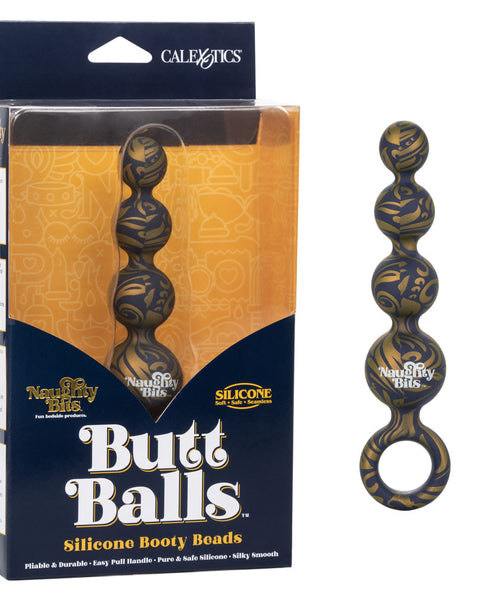 Naughty Bits Butt Balls Silicone Booty Beads CalExotics