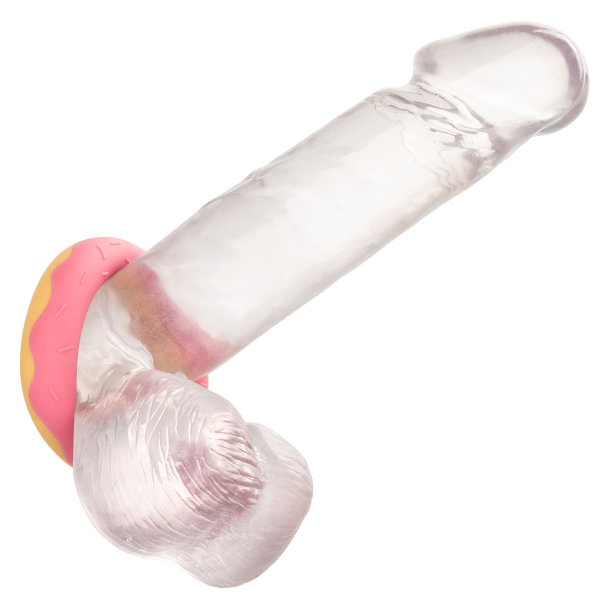 Naughty Bits Dickin Donuts Silicone Donut Cock  Ring - Pink CalExotics