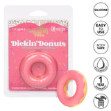 Naughty Bits Dickin Donuts Silicone Donut Cock  Ring - Pink CalExotics