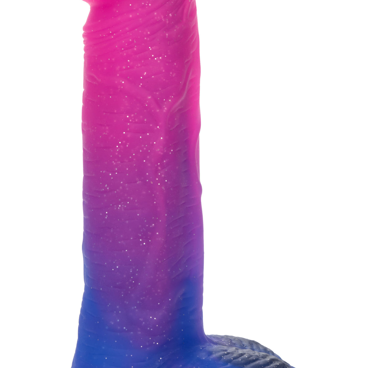 Naughty Bits Ombre Hombre XL Vibrating Dildo -  -  Pink/purple CalExotics