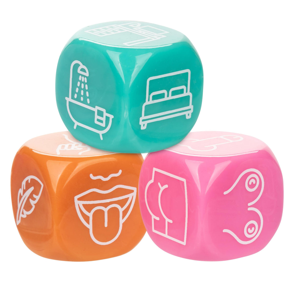 Naughty Bits Roll With It Icon - Based Sex Dice  Game CalExotics