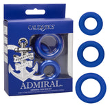 Admiral Universal Cock Ring Set - Blue CalExotics