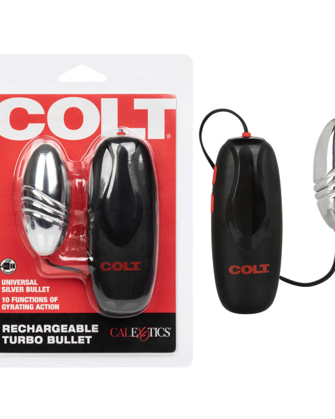 Colt Rechargeable Turbo Bullet - Silver CalExotics