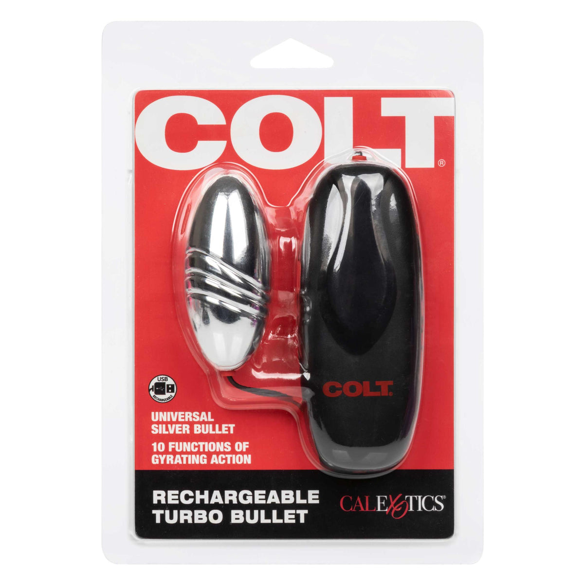 Colt Rechargeable Turbo Bullet - Silver CalExotics