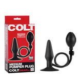 Colt Medium Pumper Plug - Black CalExotics