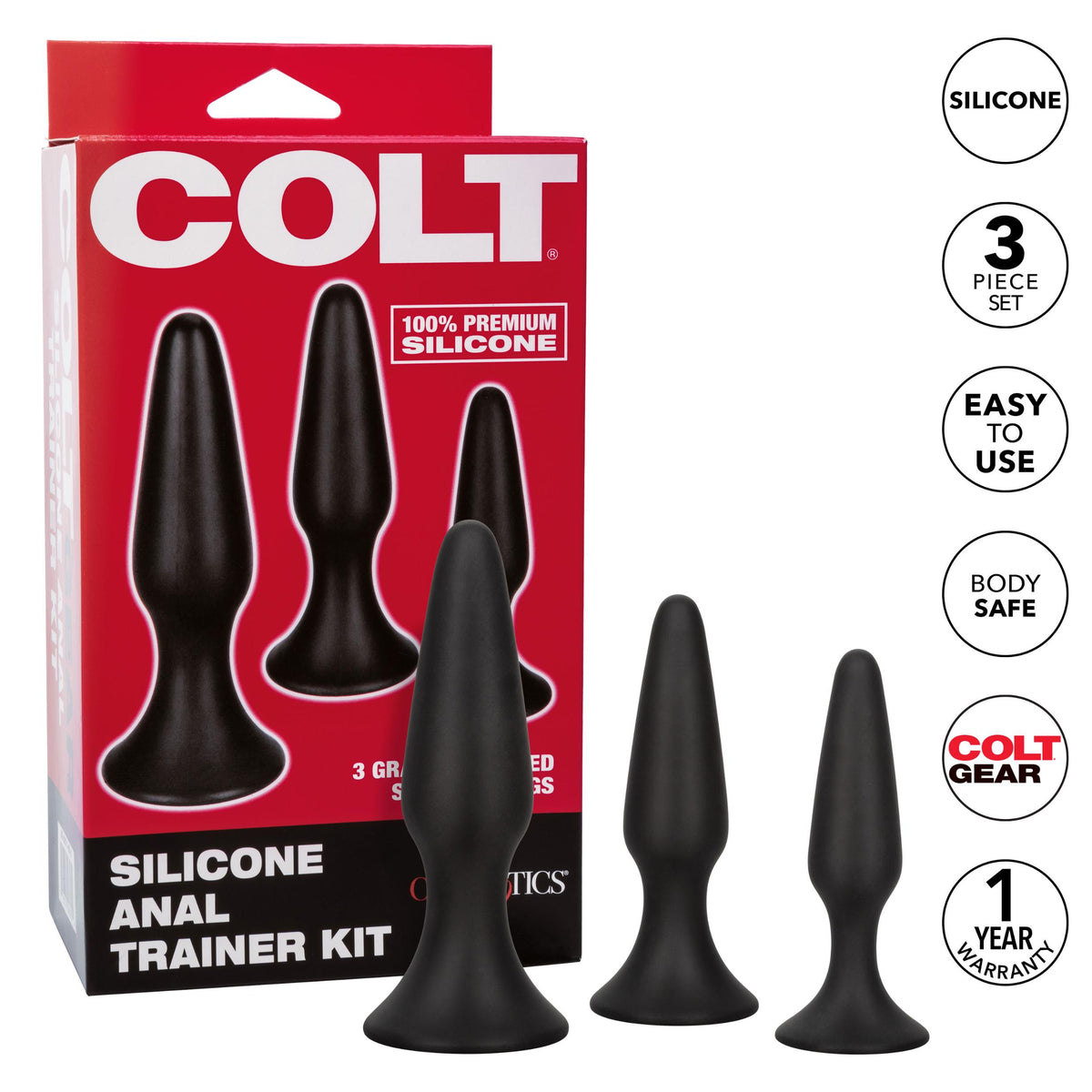 Colt Silicone Anal Trainer Kit CalExotics