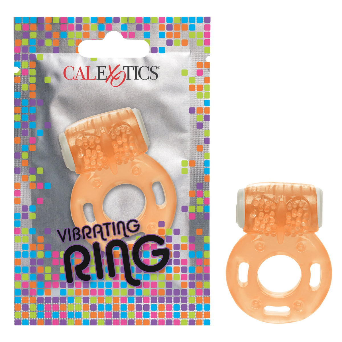 Foil Pack Vibrating Ring - Orange CalExotics