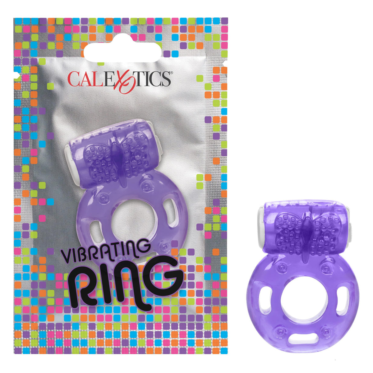 Foil Pack Vibrating Ring - Purple CalExotics