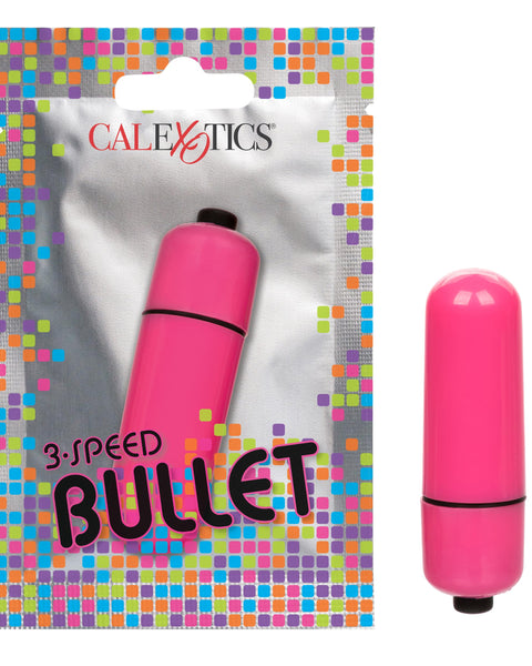 Foil Pack 3-Speed Bullet - Pink CalExotics