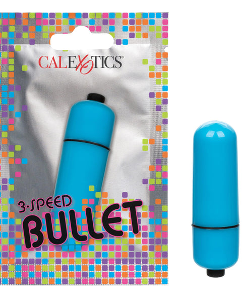 Foil Pack 3-Speed Bullet - Blue CalExotics