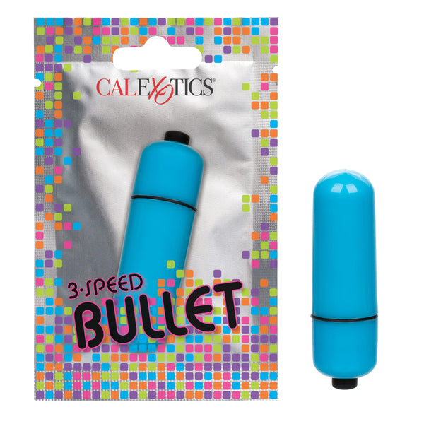 Foil Pack 3-Speed Bullet - Blue CalExotics