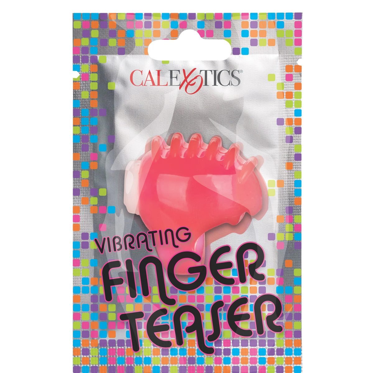 Foil Pack Vibrating Finger Teaser - Pink CalExotics