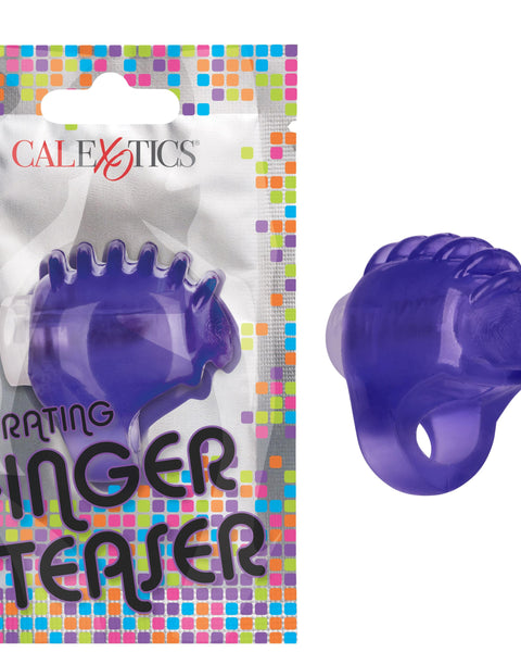 Foil Pack Vibrating Finger Teaser - Purple CalExotics