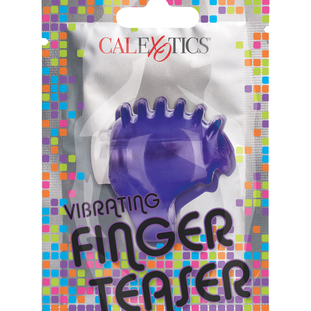 Foil Pack Vibrating Finger Teaser - Purple CalExotics