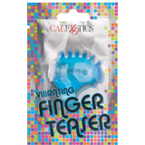 Foil Pack Vibrating Finger Teaser - Blue CalExotics