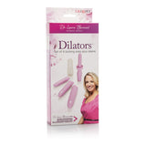 Dr. Laura Bernam Dilators - Set of 4 Locking Sizes Plus Sleeve - Purple CalExotics