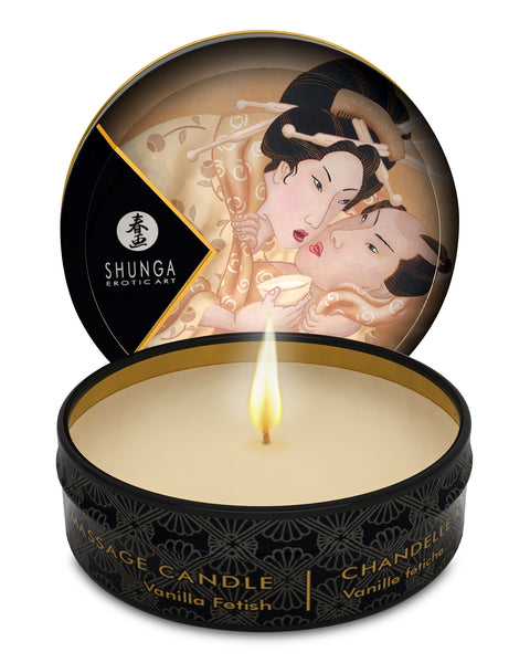 Mini Massage Candle - Desire - Vanilla Fetish - 1  Fl. Oz. Shunga