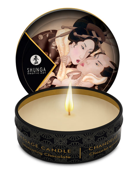 Mini Massage Candle - Excitation - Intoxicating  Chocolate - 1 Fl. Oz. Shunga