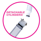 Nipple Pumping System With Detachable Cylinders XR Brands Size Matters