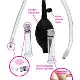 Nipple Pumping System With Detachable Cylinders XR Brands Size Matters