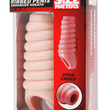 Really Ample Ribbed Penis Enhancer Sheath XR Brands Size Matters