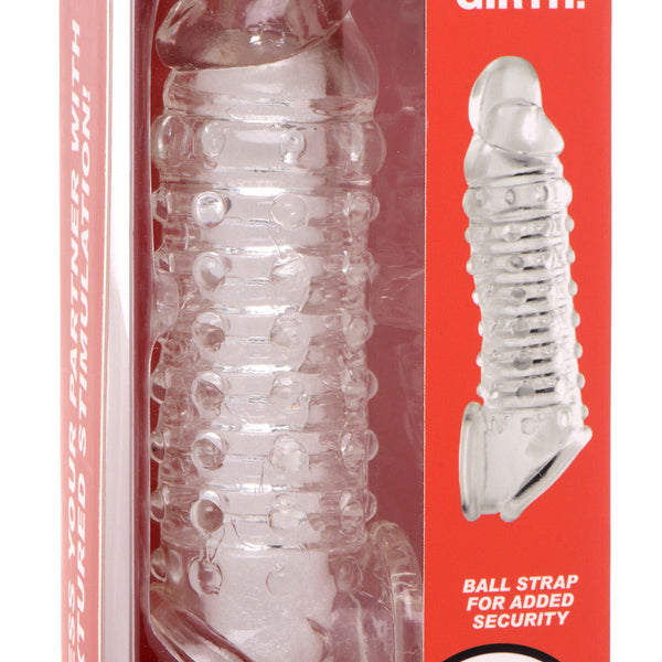 1.5 Inch Penis Enhancer Sleeve - Clear XR Brands Size Matters