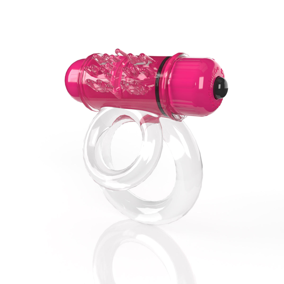 Screaming O 4b - Double O Super Powered Vibrating  Double Ring - Strawberry Sale Specials