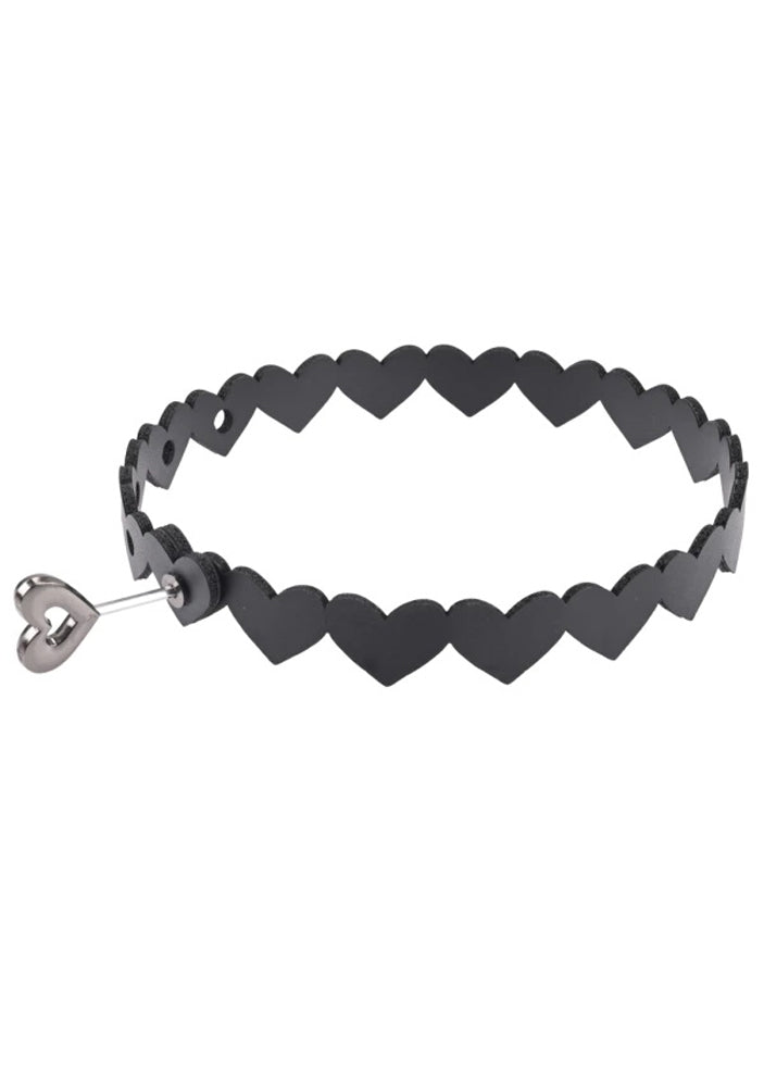 Heart Day Collar - Black Sportsheets